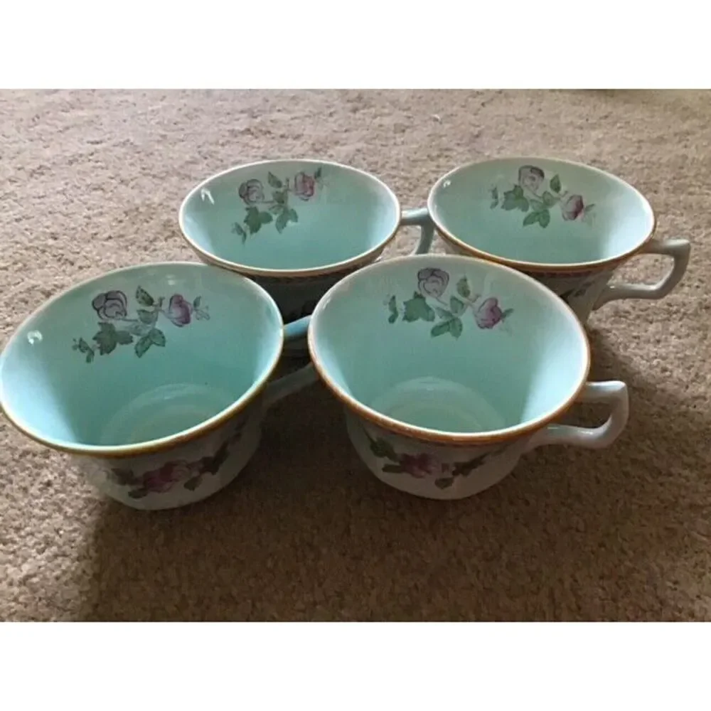 4 ADAMS REAL ENGLISH IRONSTONE CUPS